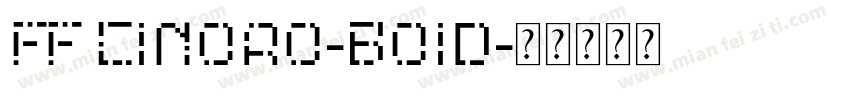 FF CINORO-BOID字体转换
